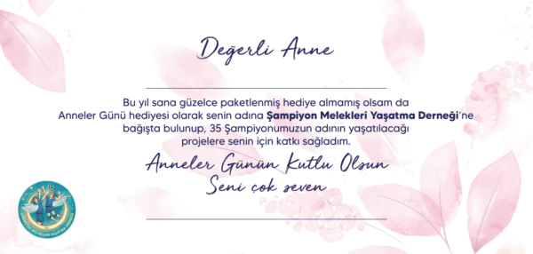 Anneler Günü Özel Bağış Kartı #4